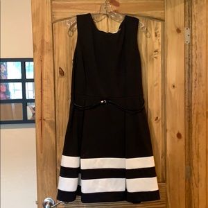 Calvin Klein Black and white dress